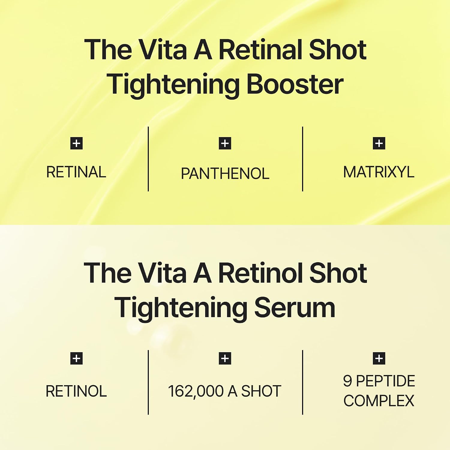 The Vita-A Retinol + Retinal Shot Tightening Serum & Booster Set