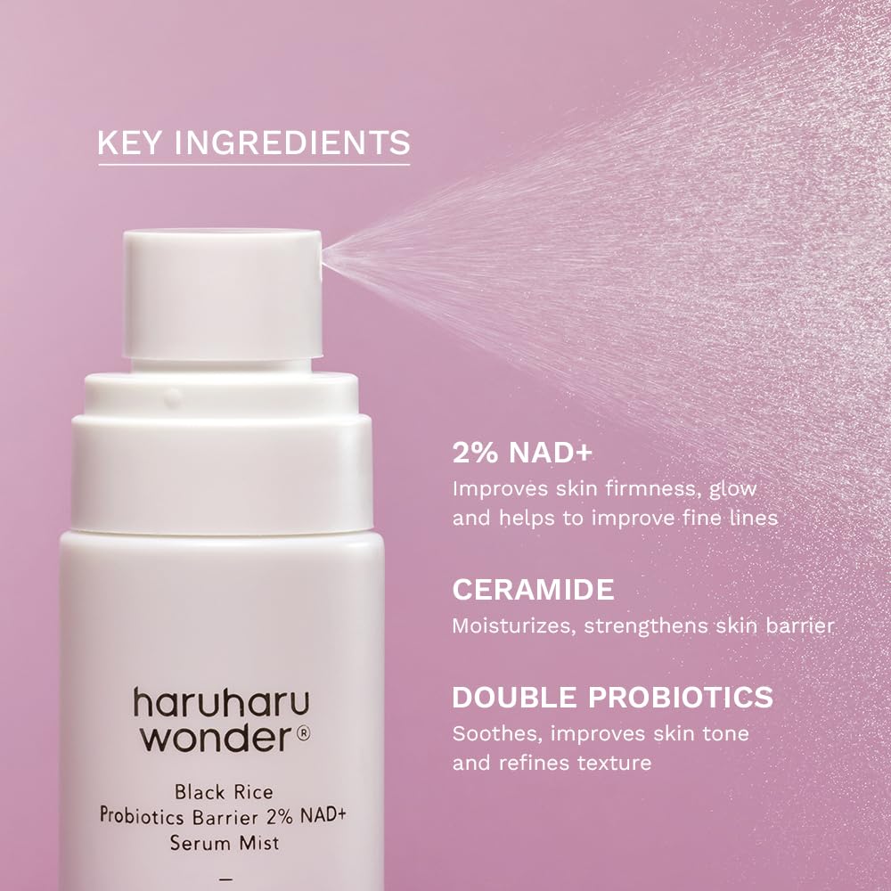 Black Rice Probiotics Barrier NAD+ Serum Mist