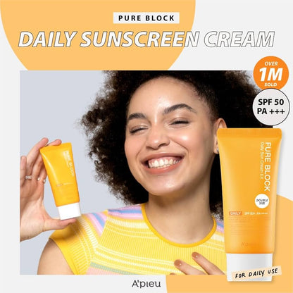 A'PIEU Pure Block Natural Daily Sun Cream SPF50, 50ml