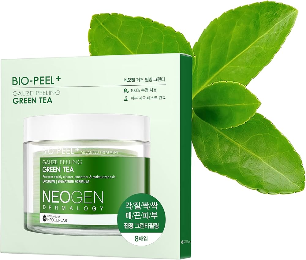 NEOGEN Dermalogy Bio-Peel Gauze Peeling Green Tea Trial Sæt, 8 pads
