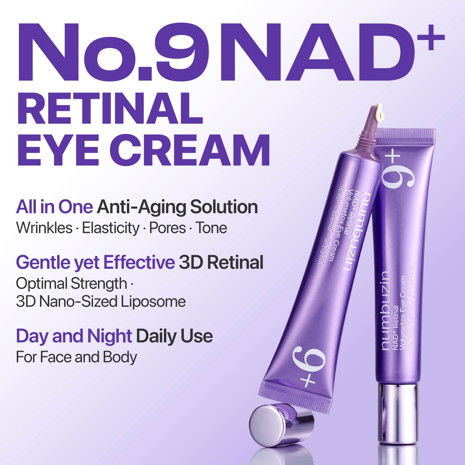 Tube No.9 NAD+ Retinal Volumetox Eye Cream