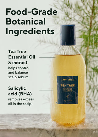 AROMATICA Tea Tree Purifying Shampoo LARGE, 400 ml