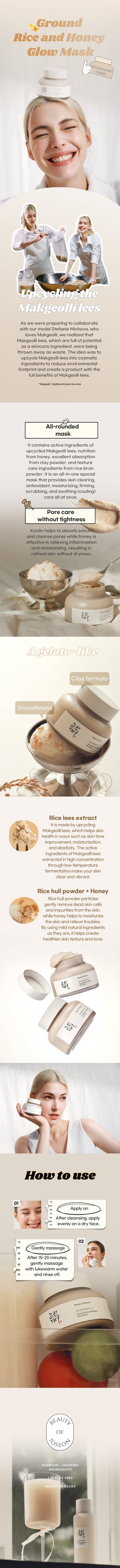 Ground Rice and Honey Glow Mask 150ml