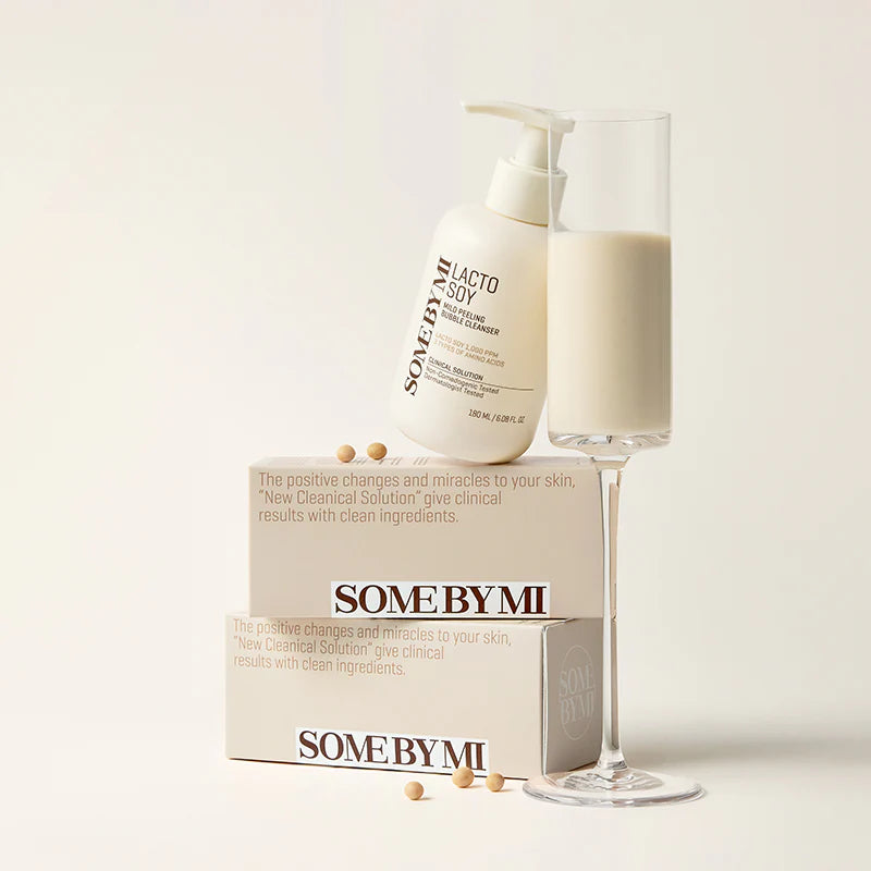 SOME BY MI Lacto Soy Mild Peeling Bubble Cleanser, 180 ml