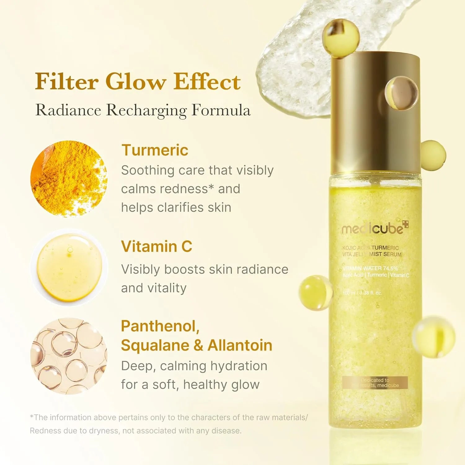 TERMERIC Kojic Acid Turmeric Vita Jelly Mist Serum