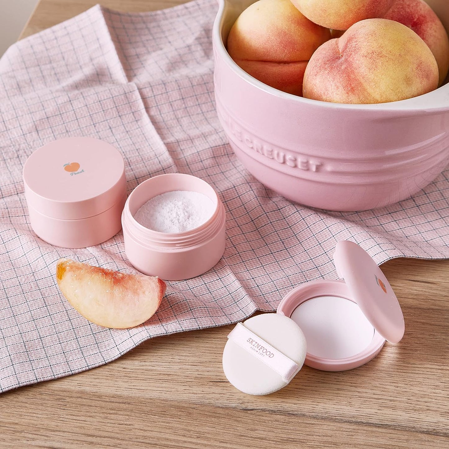 SKINFOOD Peach Cotton Multi Finish Powder Large, 15 g