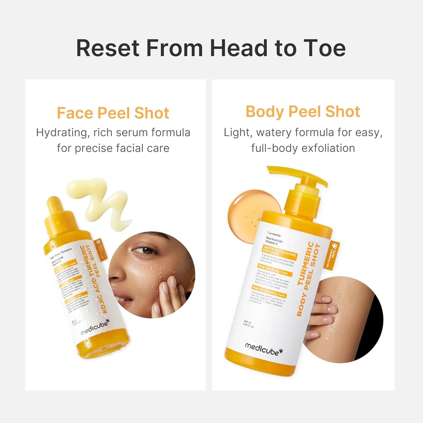 Kojic Acid Turmeric Peel Shot