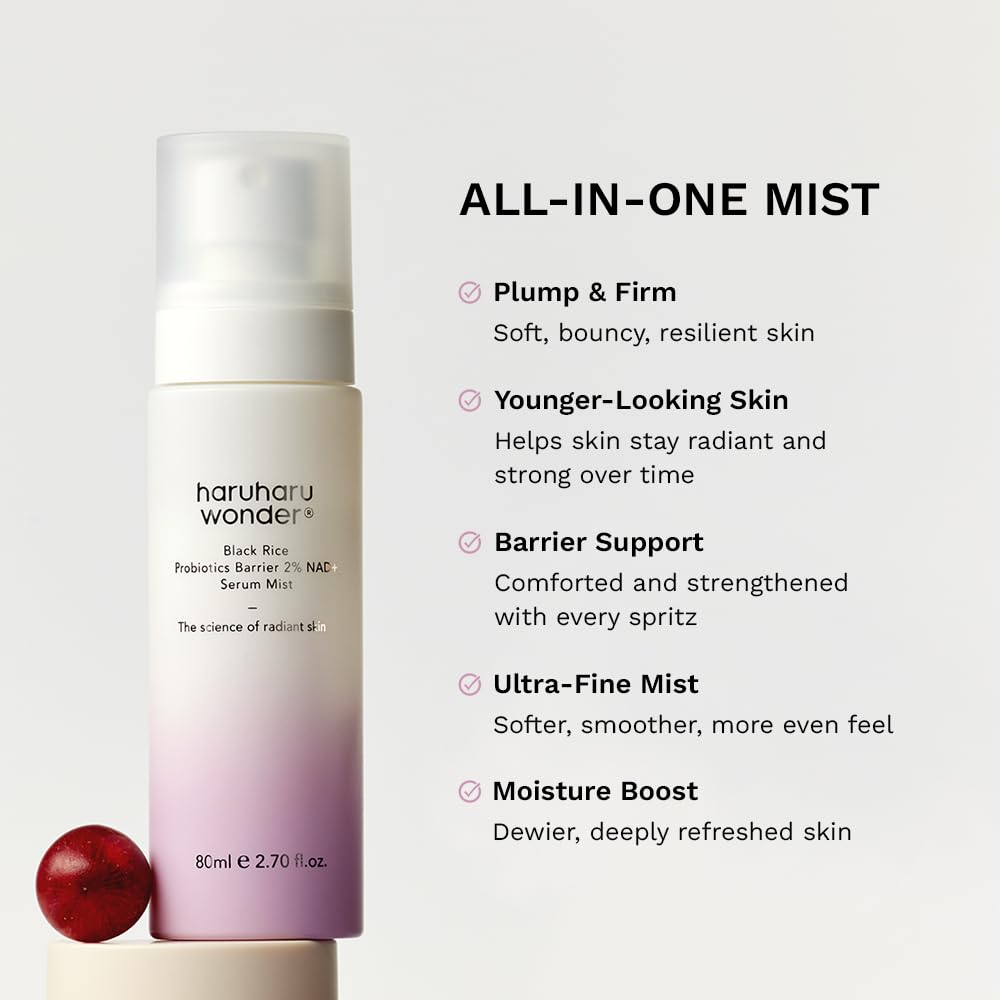 Black Rice Probiotics Barrier NAD+ Serum Mist