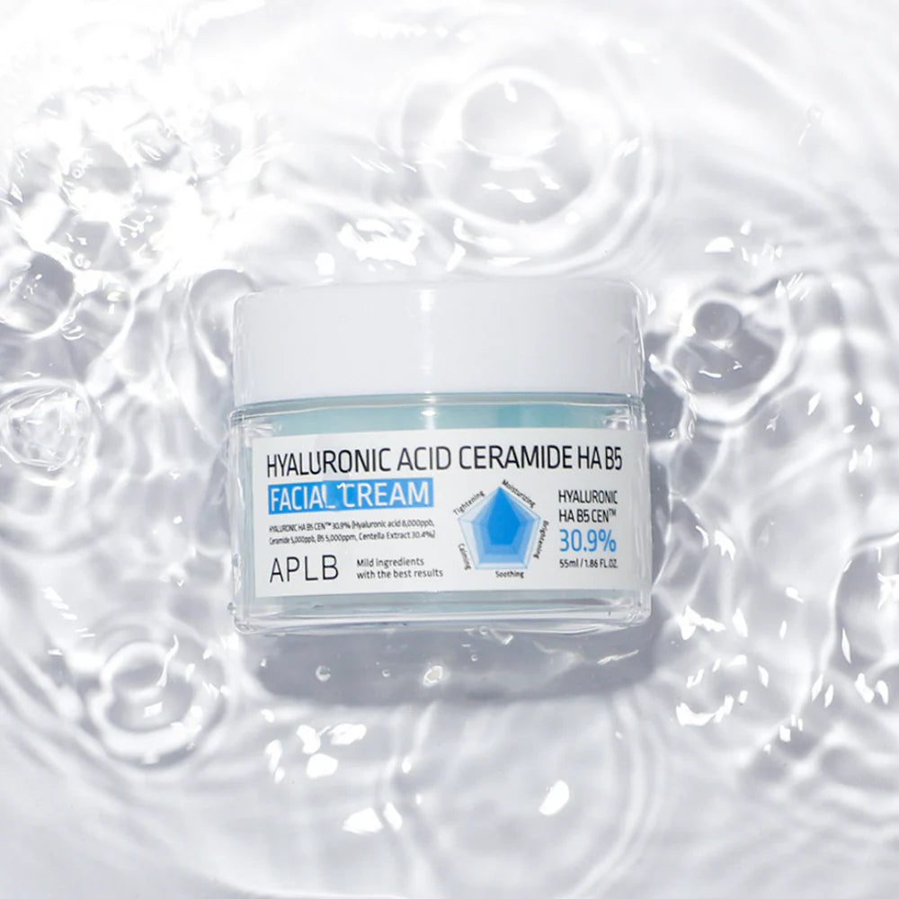 APLB Hyaluronic Acid Ceramide HA B5 Facial Cream, 55ml