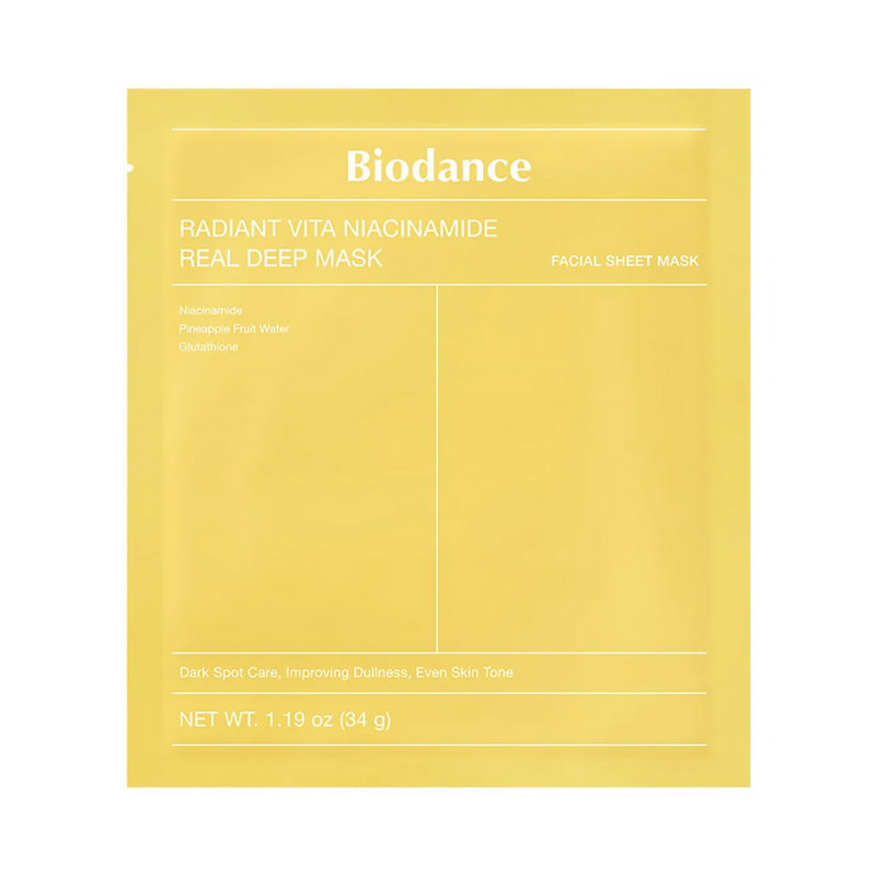 Radiant Vita Niacinamide Real Deep Mask, 4 stk