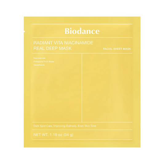 Radiant Vita Niacinamide Real Deep Mask, 4 stk