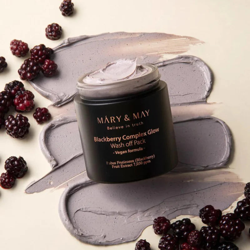 Mary & May Blackberry Complex Glow Wash Off Pack, 125 g