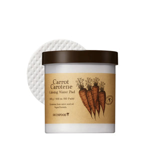 SKINFOOD - Carrot Carotene Calming Water Pad, 60 stk