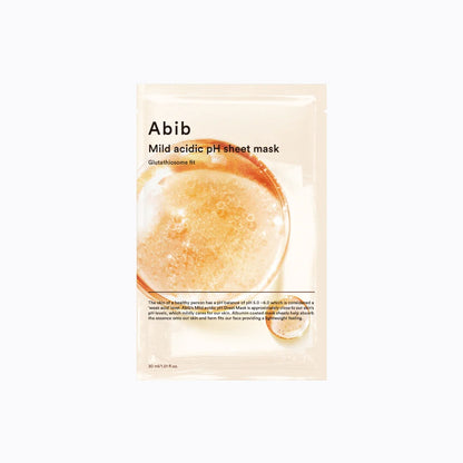 Abib Mild Acidic pH Sheet Mask, Glutathiosome Fit, 1 stk