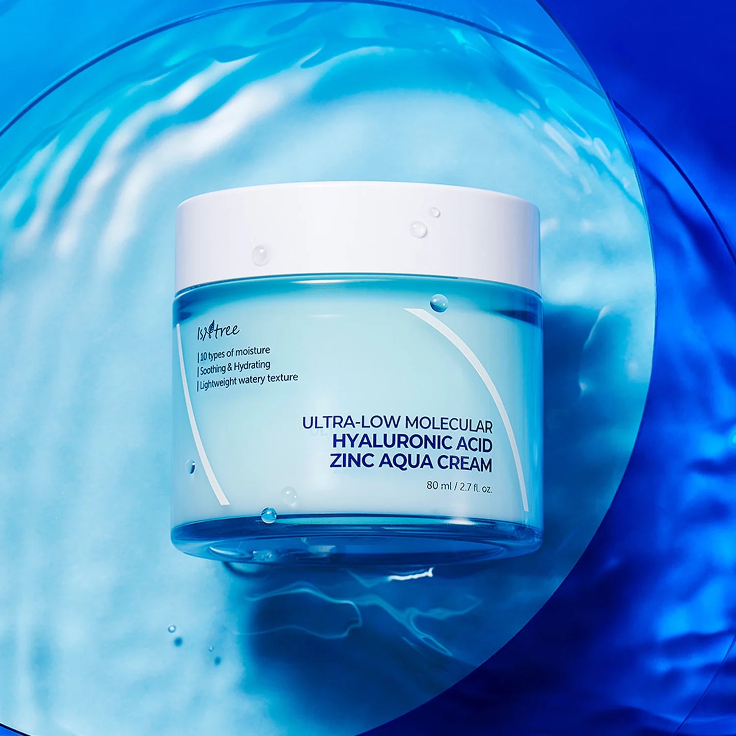 Ultra-Low Molecular Hyaluronic Acid Zinc Aqua Cream 80ml