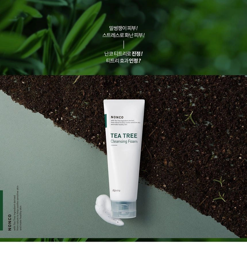 A'PIEU Nonco Tea Tree Cleansing Foam, 130ml