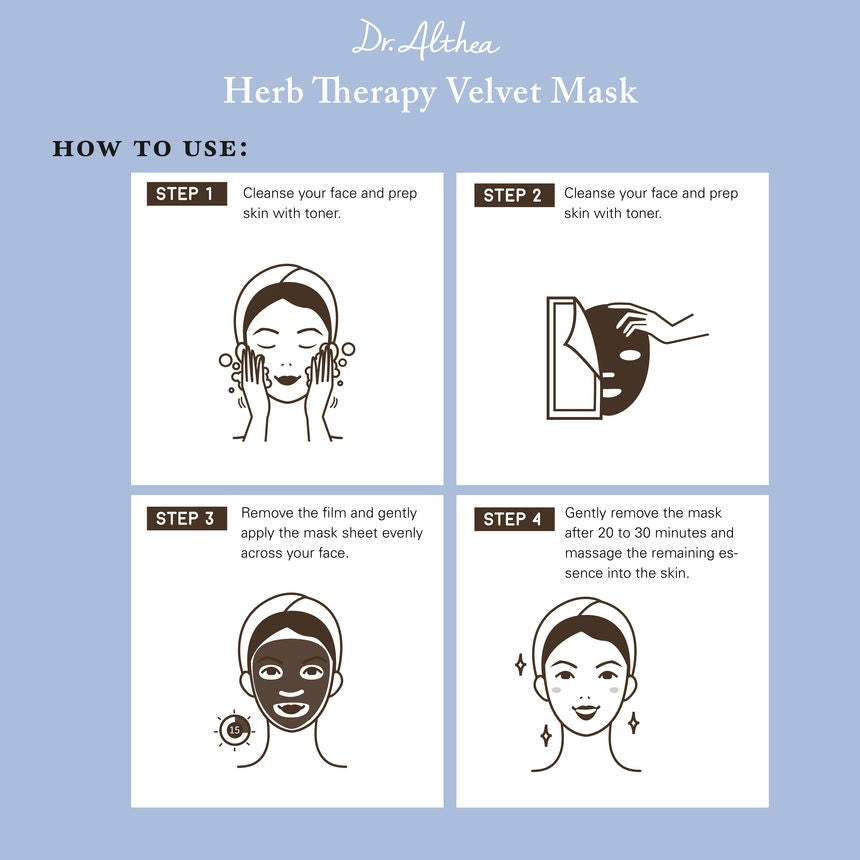 Herb Therapy Velvet Mask Sæt, 27g x 10stk