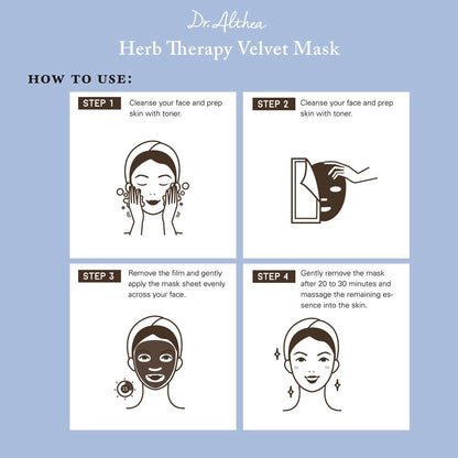 Herb Therapy Velvet Mask Sæt, 27g x 10stk