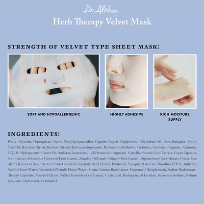 Herb Therapy Velvet Mask Sæt, 27g x 10stk