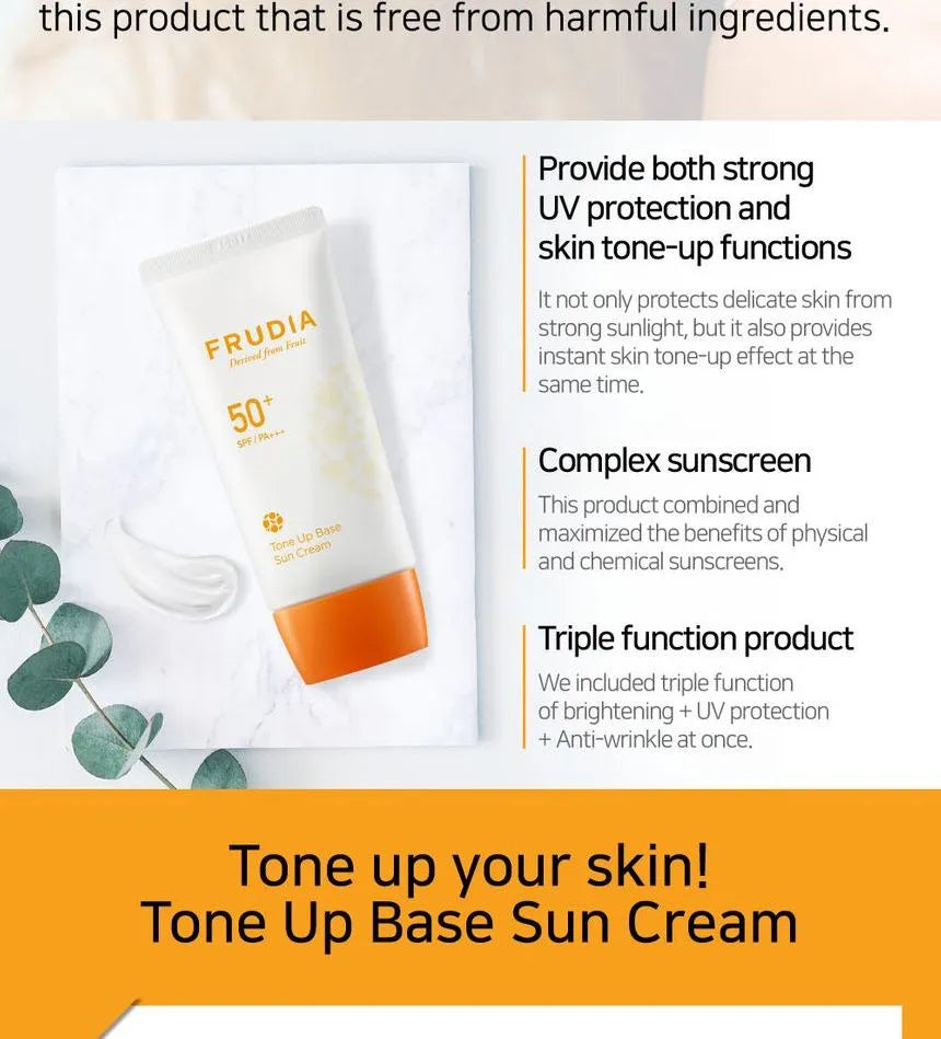 FRUDIA Tone Up Base Sun Cream, 50 g