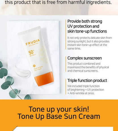 FRUDIA Tone Up Base Sun Cream, 50 g