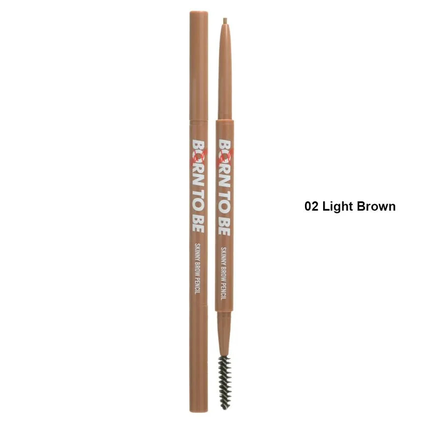 A'PIEU Born To Be Madproof Skinny Brow Pencil, Light Brown