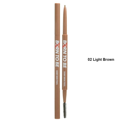 A'PIEU Born To Be Madproof Skinny Brow Pencil, Light Brown