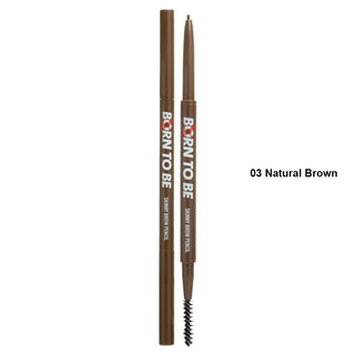 A'PIEU Born To Be Madproof Skinny Brow Pencil, Natural Brown