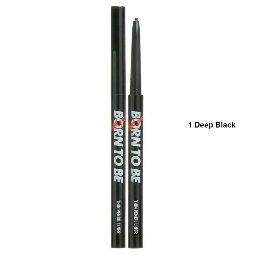 A'PIEU Born To Be Madproof Thin Pencil Liner, Deep Black