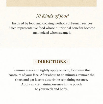 SKINFOOD - Sous Vide Mask Sheet, grønkål, 1 stk