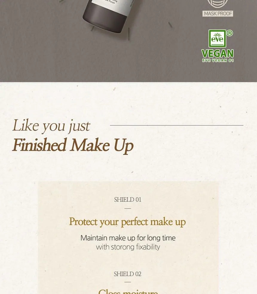 FRUDIA Re:proust Perfect Shield Make Up setting Fixer, 120 ml
