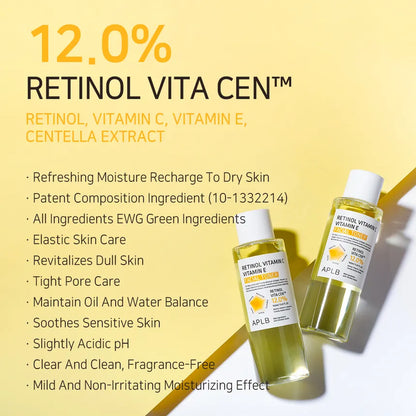 APLB Retinol Vitamin C Vitamin E Facial Toner, 160ml