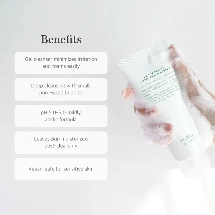 Green Relief Amino Gel Cleanser, 100 ml