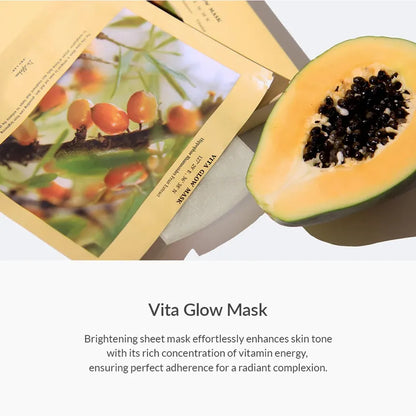 Vita Glow Mask sæt, 27g x 5 sheets