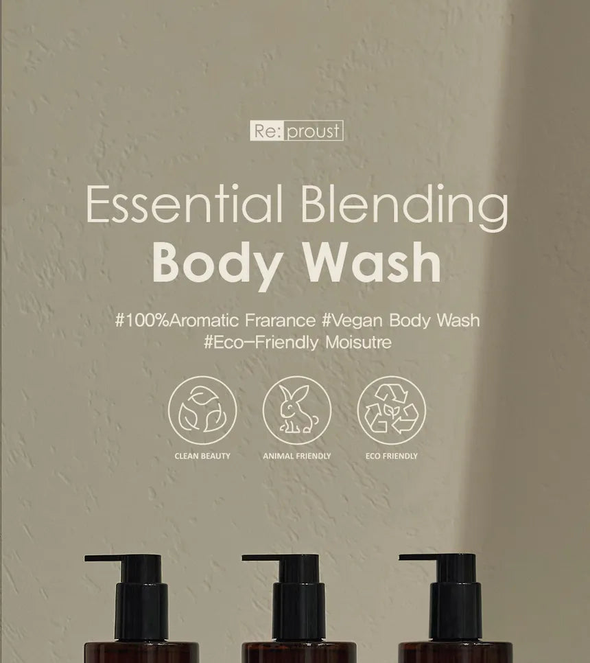 FRUDIA Re:proust Essential Blending Body Wash, Earthy
