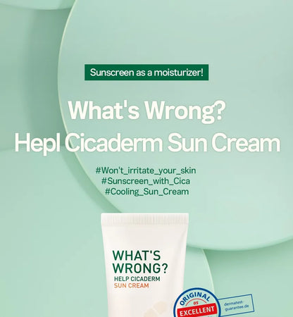 FRUDIA What's Wrong Help Cicaderm Sun Cream, 50g