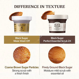 SKINFOOD - Black Sugar Perfect Essential Scrub 2X, 210 g