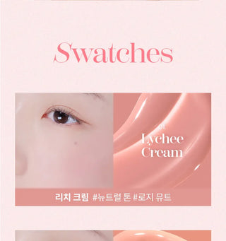 A'PIEU Juicy-Pang Bare Cream Blush Mini, Lychee Cream