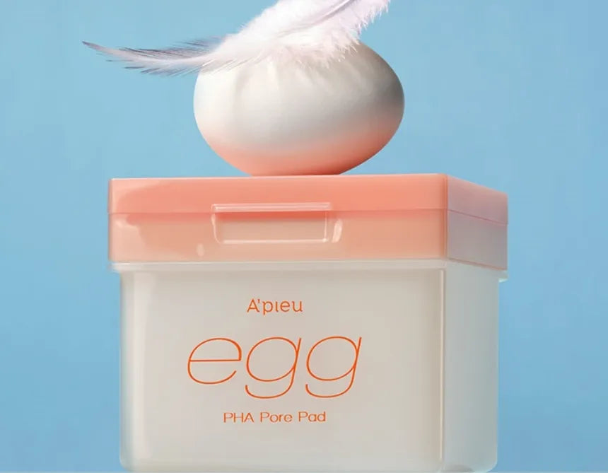 A'PIEU Egg PHA Pore Pad, 80 pads