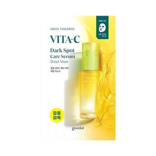 Green Tangerine Vita C Dark Spot Care Serum Mask 28g x 1 sheet