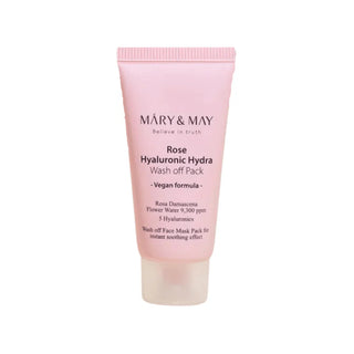 Mary & May Rose Hyaluronic Hydra Wash Off Mask Pack Mini, 30 g