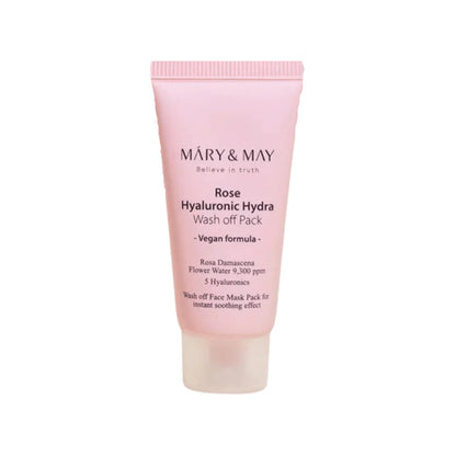 Mary & May Rose Hyaluronic Hydra Wash Off Mask Pack Mini, 30 g