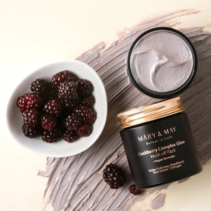 Mary & May Blackberry Complex Glow Wash Off Pack, 125 g
