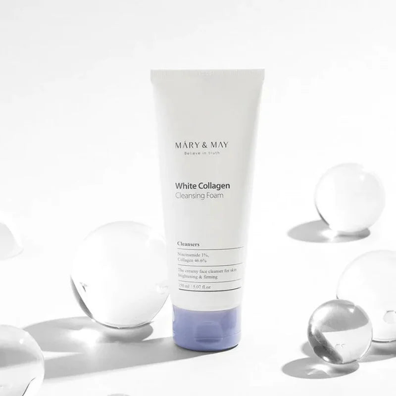 Mary & May White Collagen Cleansing Foam, 150 ml