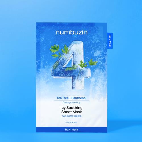 No.4 Icy Soothing Sheet Mask 5 stk