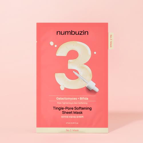 No.3 Tingle-Pore Softening Sheet Mask 5stk