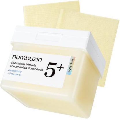 No.5+ Glutathione Vitamin Concentrated Toner Pads 70Pads