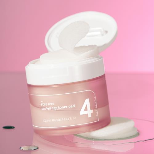 No.4 Pore Zero Peeled Egg Toner Pad 70 pads