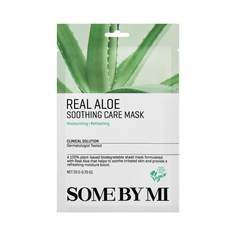SOME BY MI Real Care Mask, Aloe Soothing, 1 stk