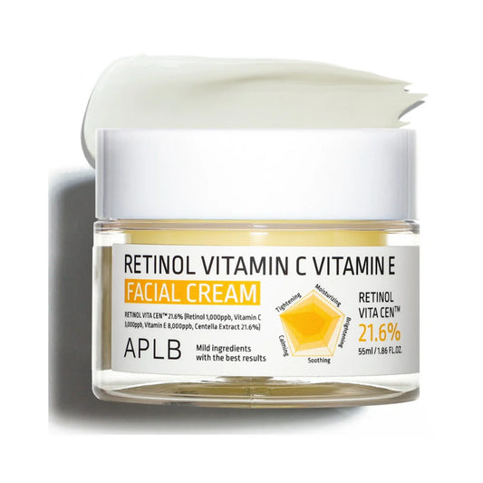 APLB Retinol Vitamin C Vitamin E Facial Cream, 55ml